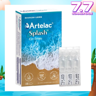 ARTELAC Eyedrop Single Dose Fast & Natural Hydration Gentle for Contact Lens Wearer 0.5ml x 30s