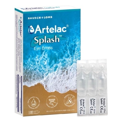 ARTELAC Eyedrop Single Dose Fast & Natural Hydration Gentle for Contact Lens Wearer 0.5ml x 30s