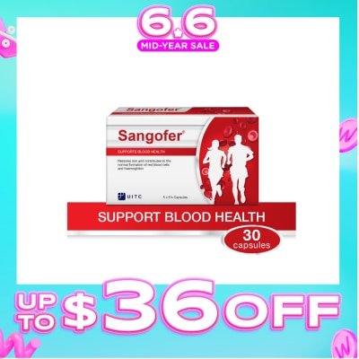 SANGOFER - Iron Supplement Capsule (Supports Blood Health) 30s