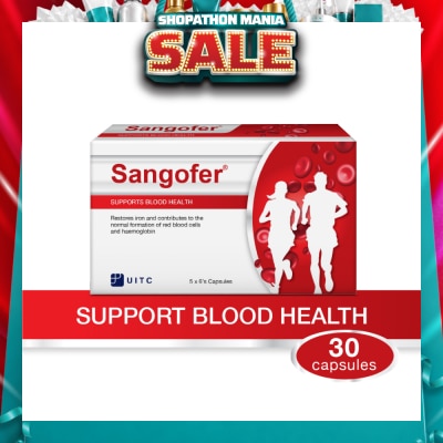 SANGOFER - Iron Supplement Capsule (Supports Blood Health) 30s&nbsp;(Expiry: May`2027)
