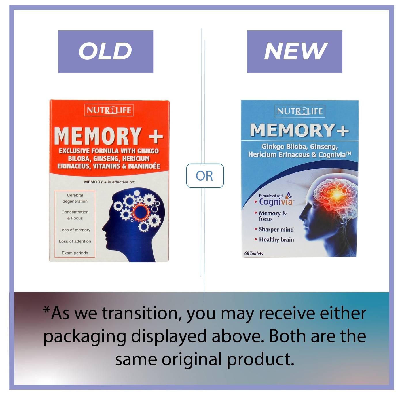 Memory+ Tablet (Boosts Brain Health & Memory) 60s image