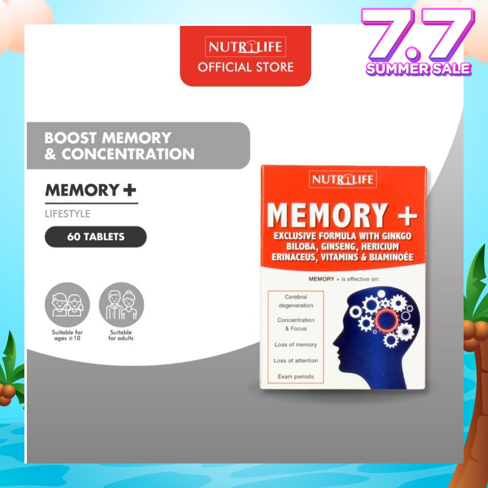 Memory + Tablet (Effective for Cerebral Degeneration Helps Focus & Concentration) 60s