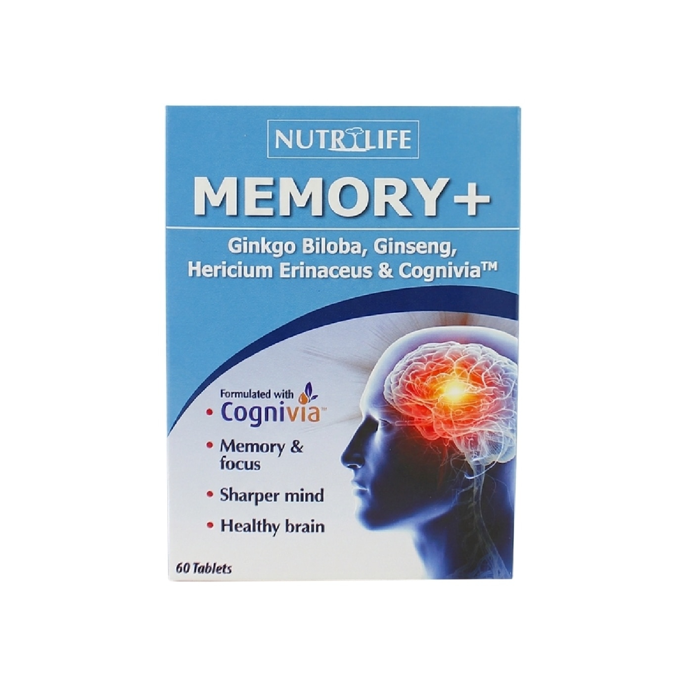 Memory+ Tablet (Boosts Brain Health & Memory) 60s image