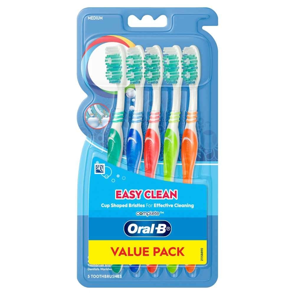 Complete Easy Clean Medium Toothbrush 5s
