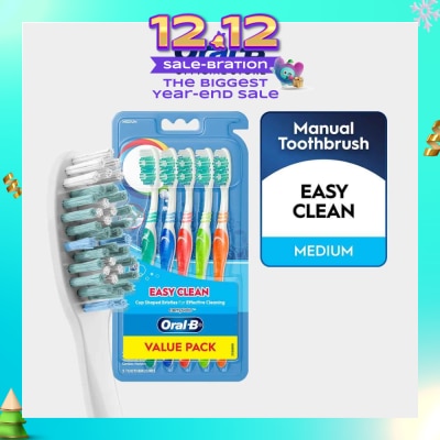 ORAL-B Complete Easy Clean Medium Toothbrush 5s