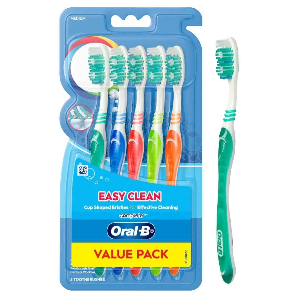 Complete Easy Clean Medium Toothbrush 5s