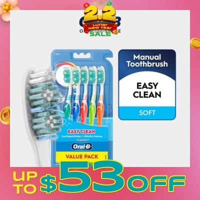 ORAL-B Complete Easy Clean Soft Toothbrush 5s