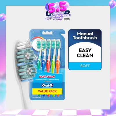 ORAL-B - Complete Easy Clean Soft Toothbrush 5s