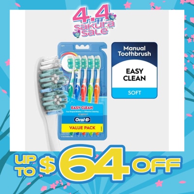 ORAL-B - Complete Easy Clean Soft Toothbrush 5s
