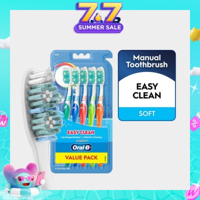 ORAL-B - Complete Easy Clean Soft Toothbrush 5s
