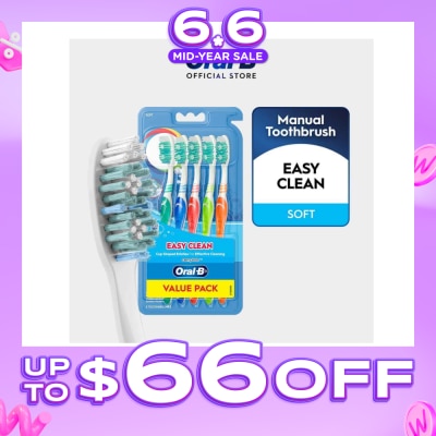 ORAL-B - Complete Easy Clean Soft Toothbrush 5s