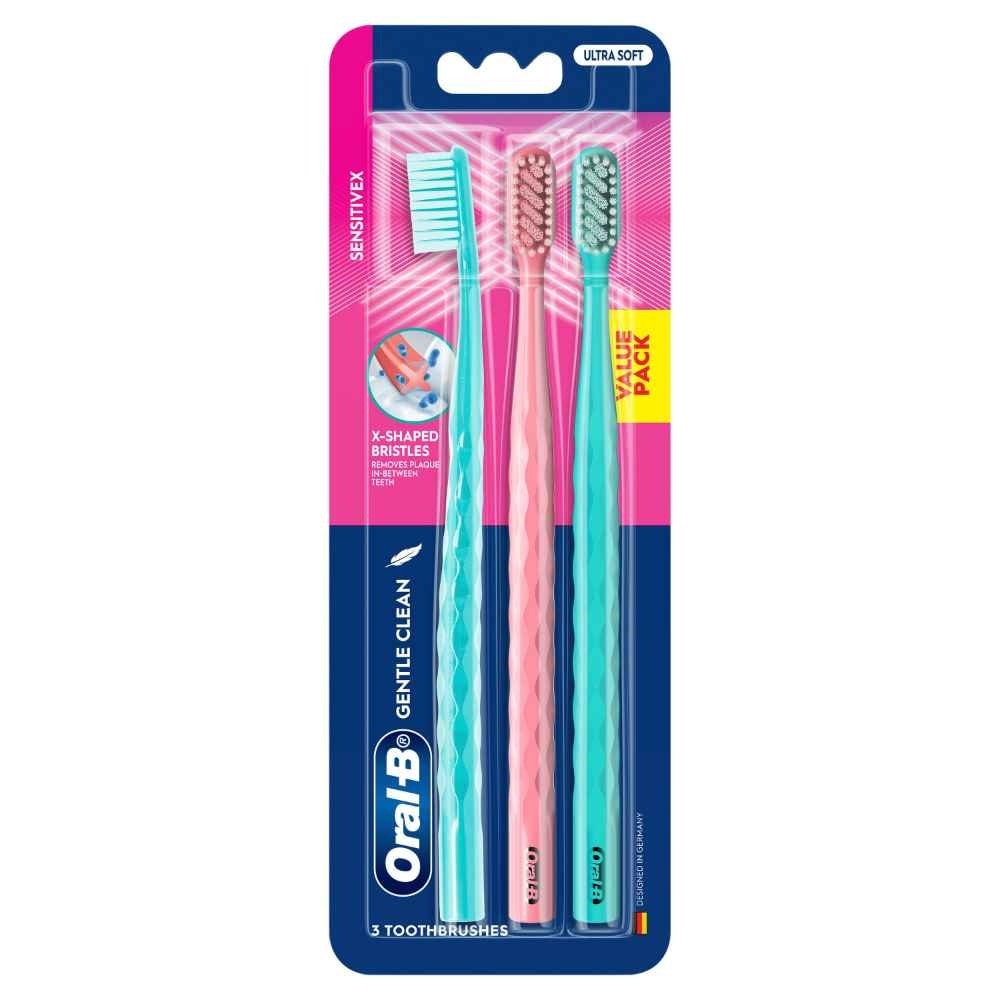 SensitiveX Deep Clean Ultra Soft Toothbrush 3s
