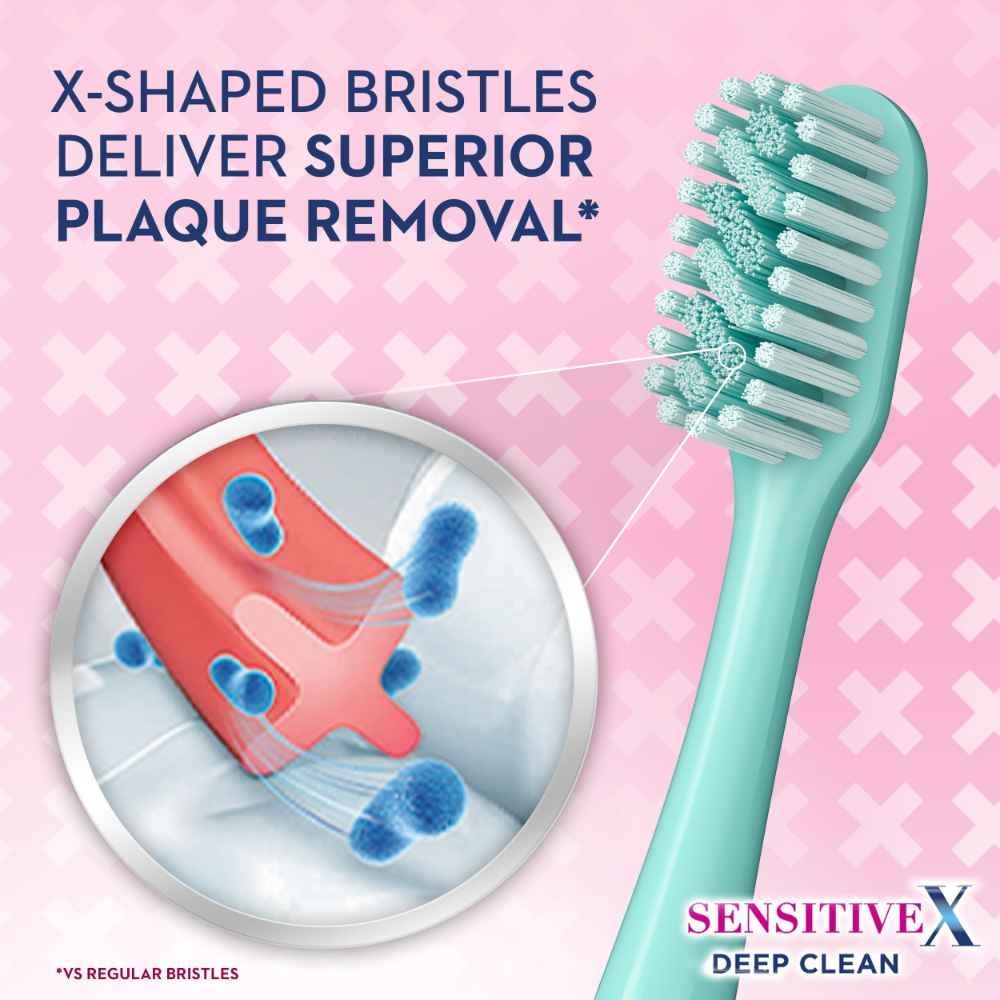 SensitiveX Deep Clean Ultra Soft Toothbrush 3s