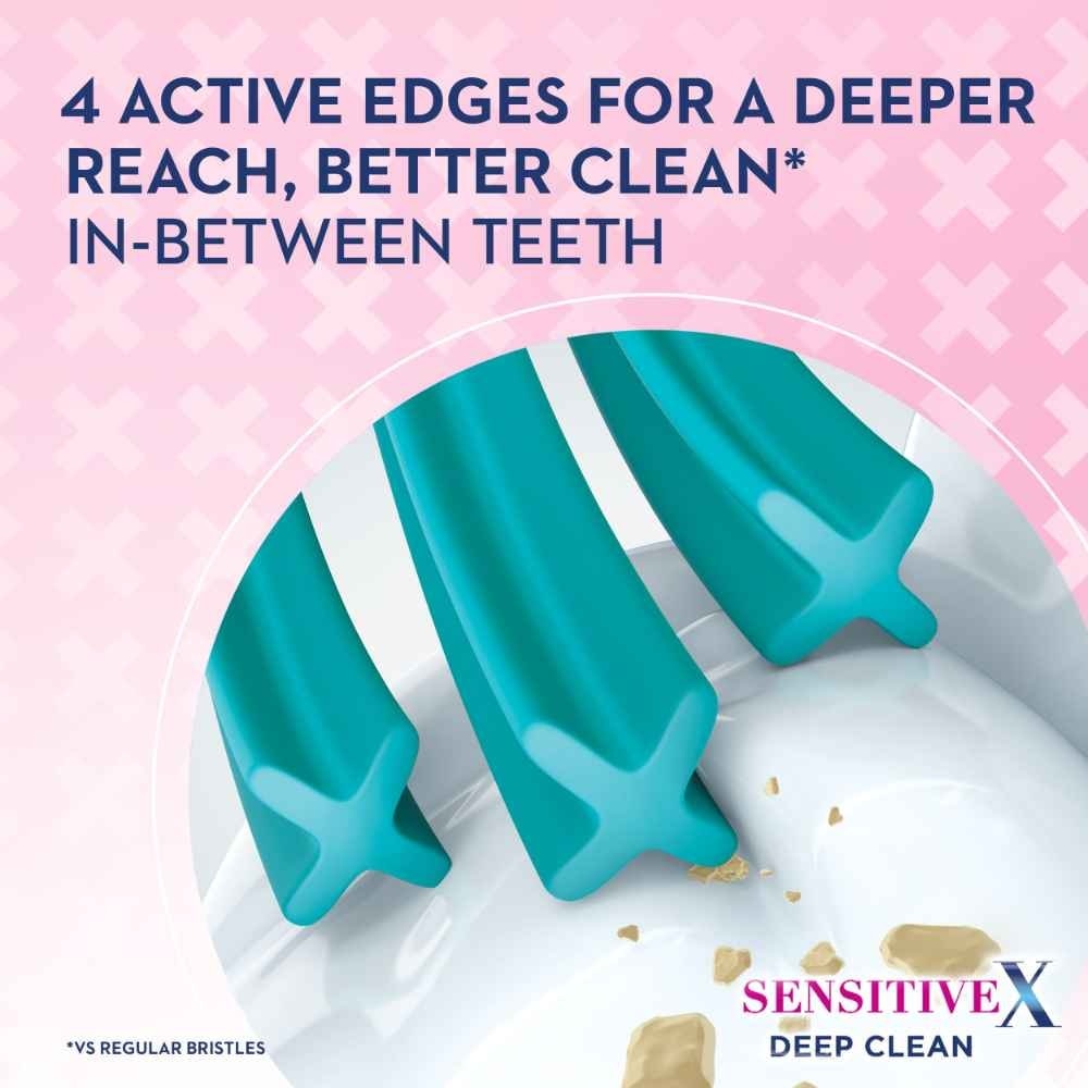 SensitiveX Deep Clean Ultra Soft Toothbrush 3s
