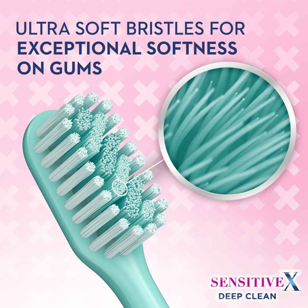 SensitiveX Deep Clean Ultra Soft Toothbrush 3s