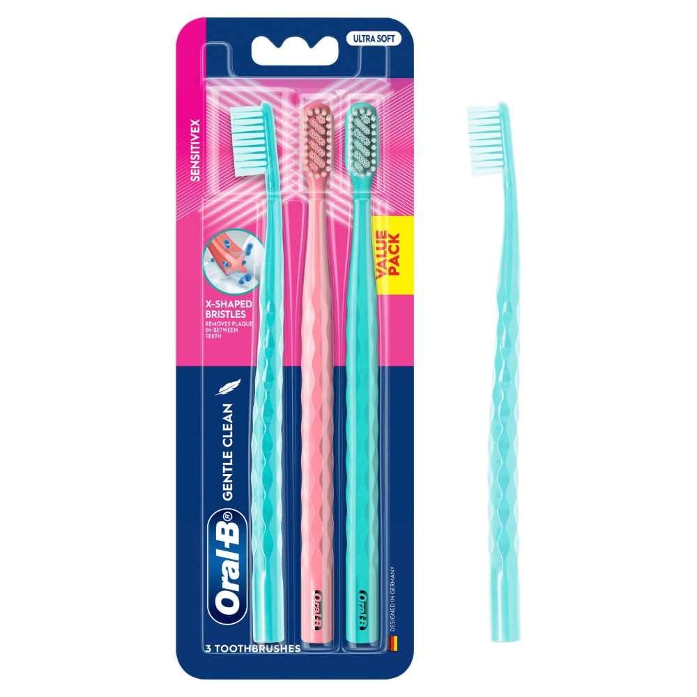 SensitiveX Deep Clean Ultra Soft Toothbrush 3s
