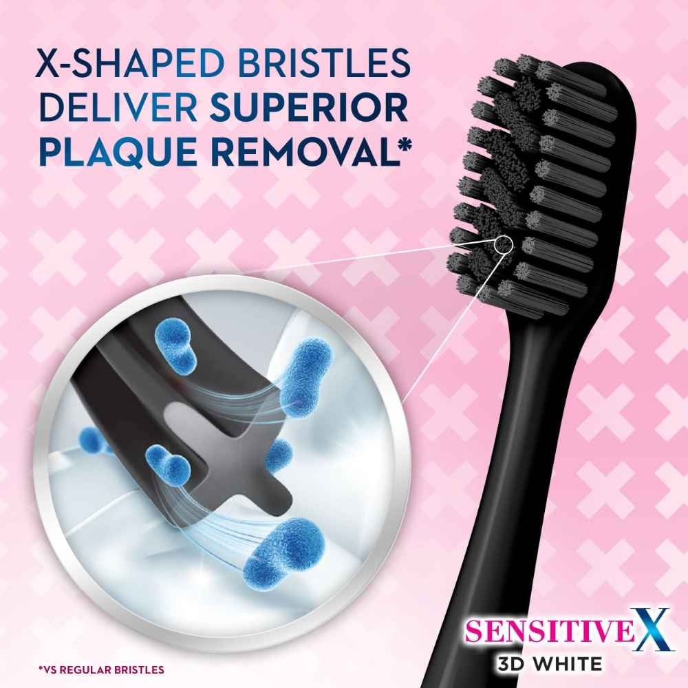 SensitiveX Charcoal Ultra Soft Toothbrush 3s