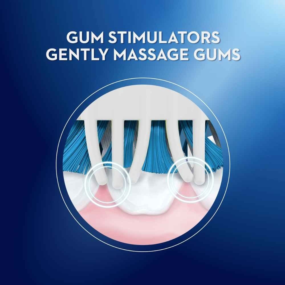 Cross Action Deep Clean 7 Benefits Medium Toothbrush 3s