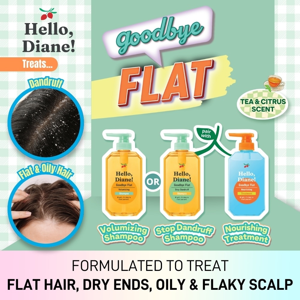 Hello, Diane! Goodbye Flat Stop Dandruff Shampoo 400ml