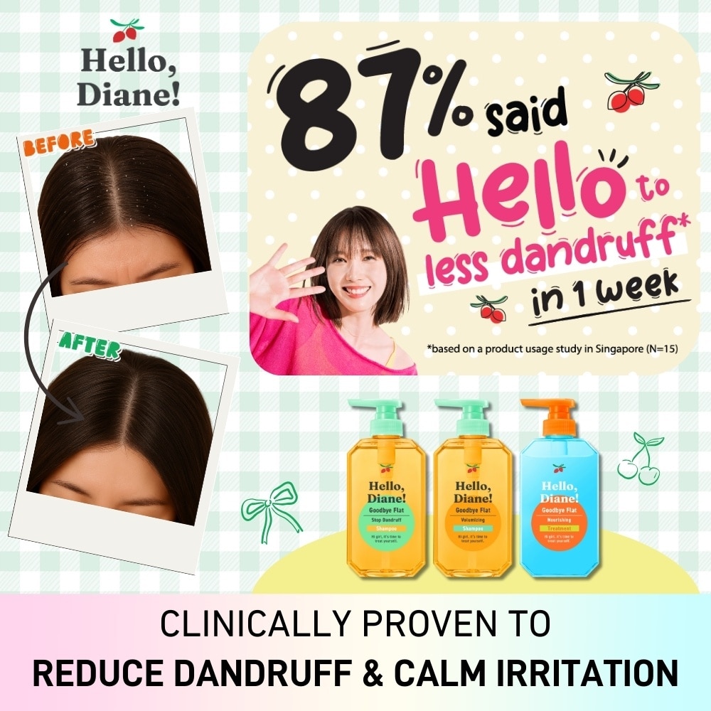 Hello, Diane! Goodbye Flat Stop Dandruff Shampoo 400ml