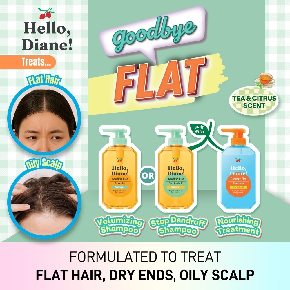 Hello, Diane! Goodbye Flat Volumizing Shampoo 400ml