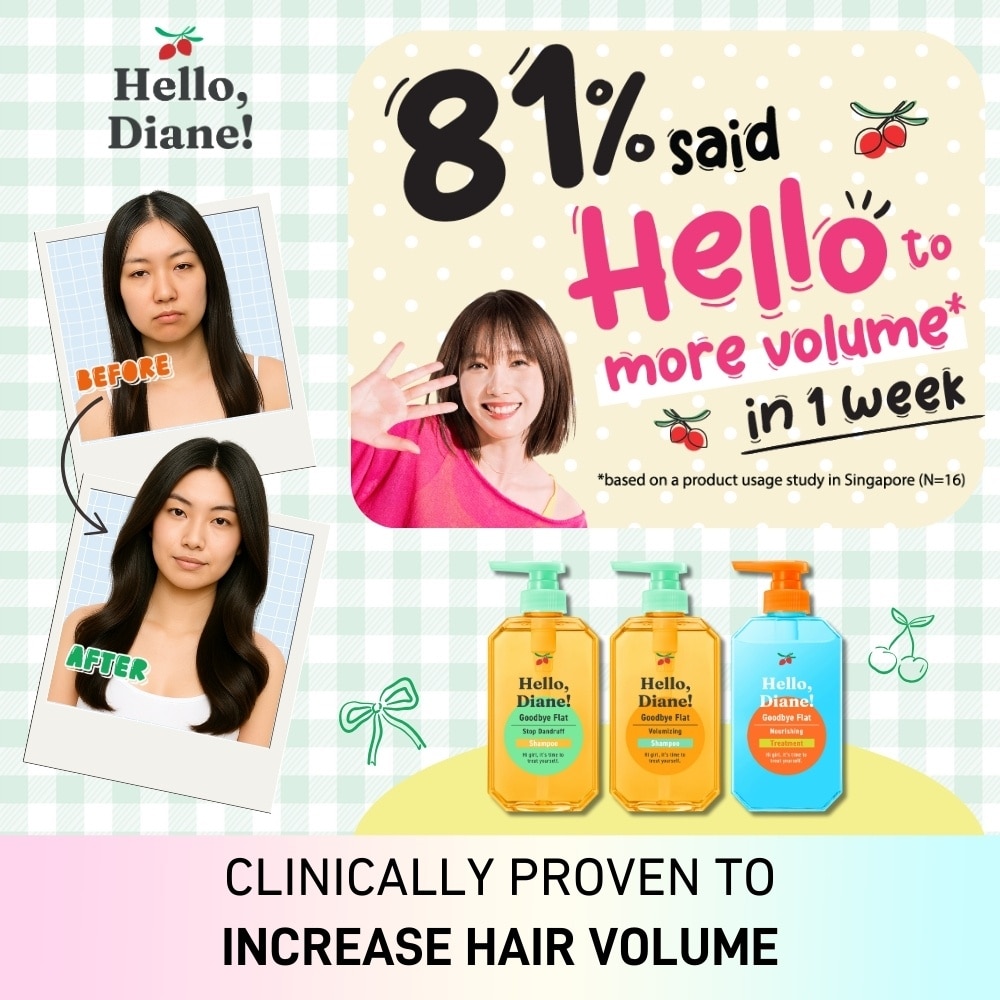 Hello, Diane! Goodbye Flat Volumizing Shampoo 400ml