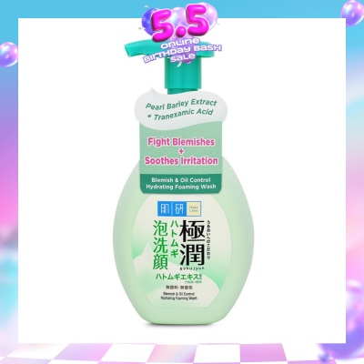 HADA LABO - Oil Control Foaming Wash(Oil Control Foaming Wash For Oily & Combination Skin) 160g