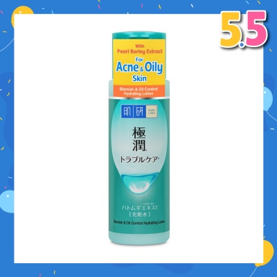 HADA LABO Blemish & Oil Control Hydrating Lotion (Oil Control Lotion For Oily & Combination Skin) 170ml
