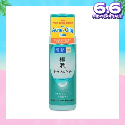 HADA LABO Blemish & Oil Control Hydrating Lotion (Oil Control Lotion For Oily & Combination Skin) 170ml