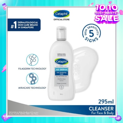 CETAPHIL Pro AD Derma Skin Restoring Body Wash 295ml
