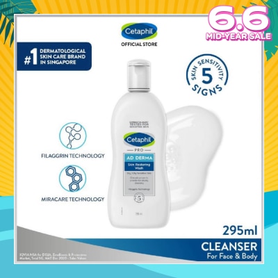 CETAPHIL Pro AD Derma Skin Restoring Body Wash 295ml
