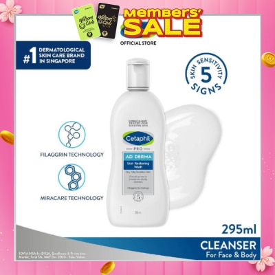 CETAPHIL Pro AD Derma Skin Restoring Body Wash 295ml