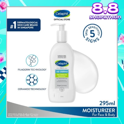 CETAPHIL Pro AD Derma Skin Restoring Body Moisturizer 295ml