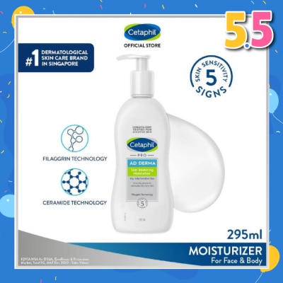 CETAPHIL Pro AD Derma Skin Restoring Body Moisturizer 295ml