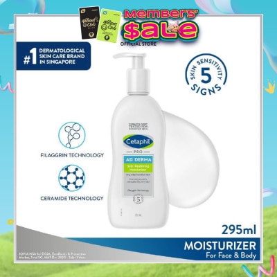 CETAPHIL - Pro AD Derma Skin Restoring Body Moisturizer 295ml