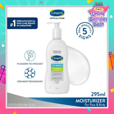 CETAPHIL Pro AD Derma Skin Restoring Body Moisturizer 295ml