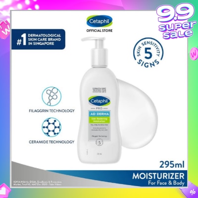CETAPHIL Pro AD Derma Skin Restoring Body Moisturizer 295ml
