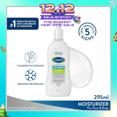 CETAPHIL Pro AD Derma Skin Restoring Body Moisturizer 295ml