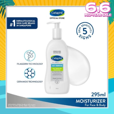 CETAPHIL Pro AD Derma Skin Restoring Body Moisturizer 295ml