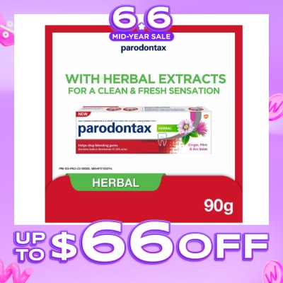 PARODONTAX - Herbal Fluoride Toothpaste 90g
