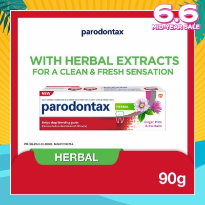 PARODONTAX Herbal Fluoride Toothpaste 90g