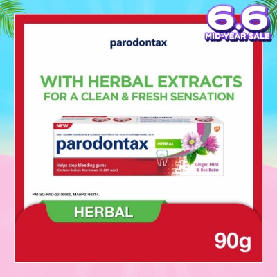 PARODONTAX Herbal Fluoride Toothpaste 90g