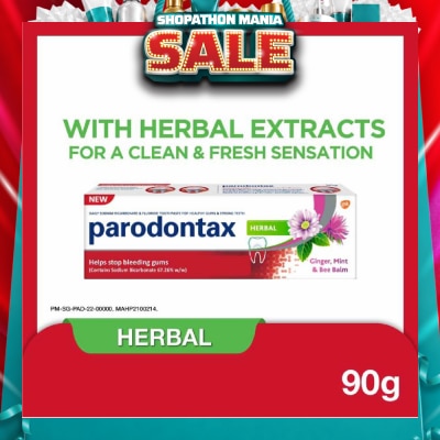 PARODONTAX - Herbal Fluoride Toothpaste 90g