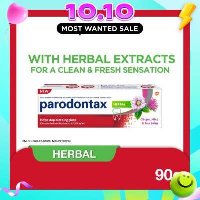 PARODONTAX Herbal Fluoride Toothpaste 90g image