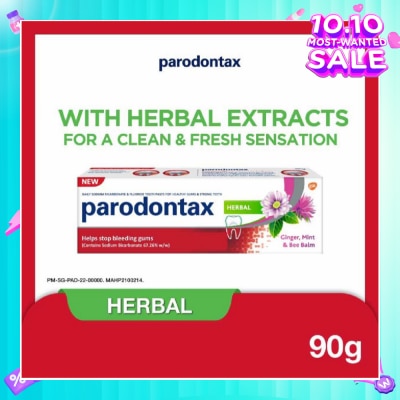 PARODONTAX Herbal Fluoride Toothpaste 90g