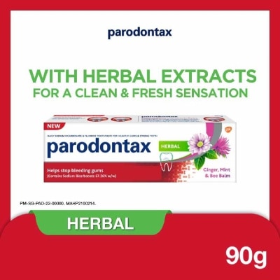 PARODONTAX Herbal Fluoride Toothpaste 90g