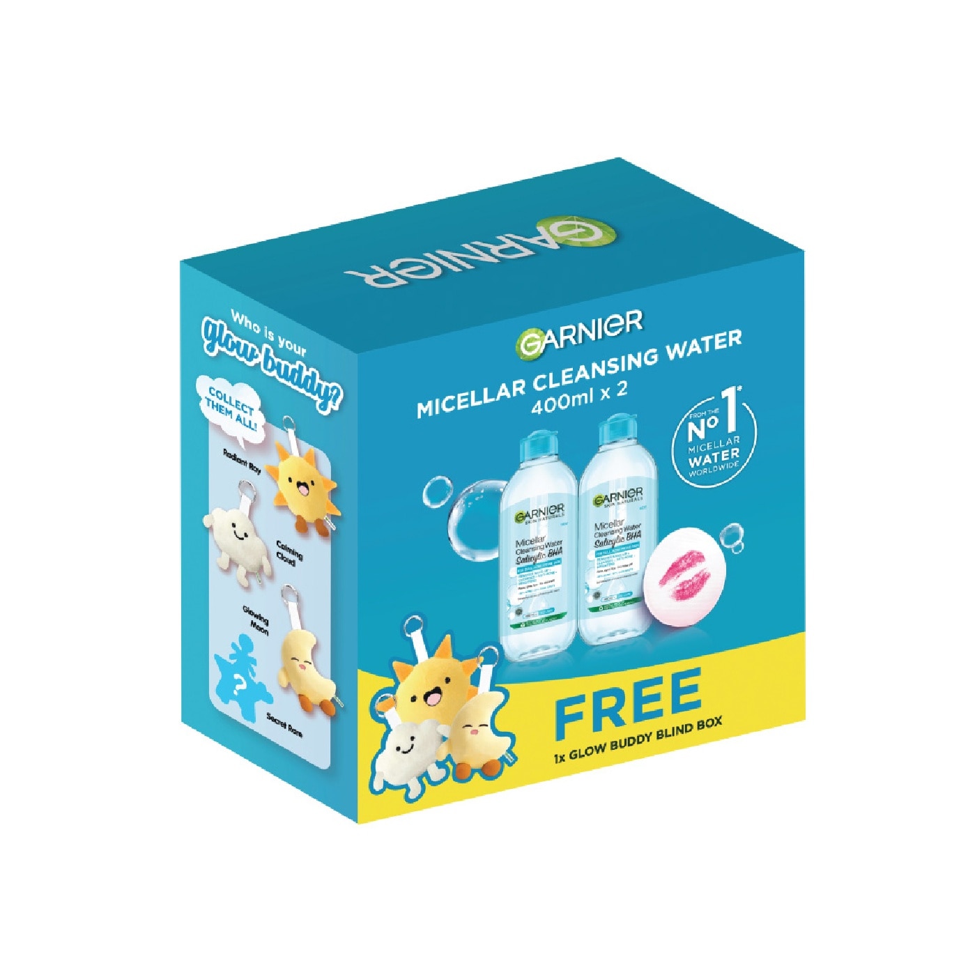 Micellar Water Salicylic Twinpack + Glow Buddy Blind Box (400ml x 2s) + 1s image