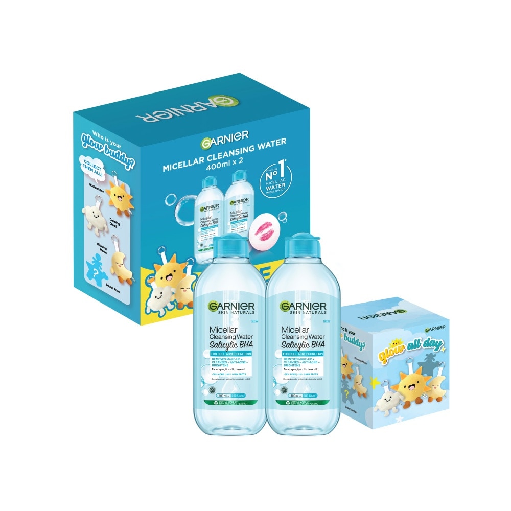 Micellar Water Salicylic Twinpack + Glow Buddy Blind Box (400ml x 2s) + 1s