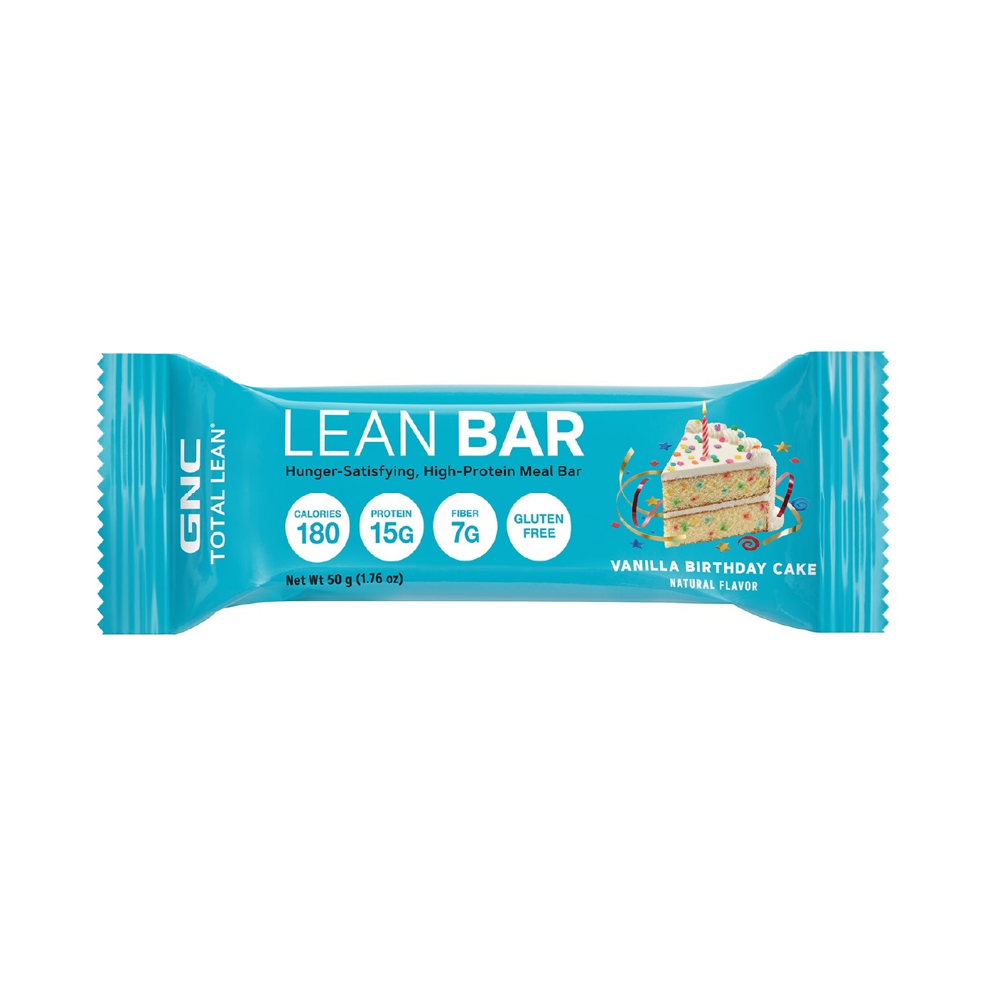 Total Lean Bar Protein Snack Bar Vanilla Birthday Cake 50g x 5s