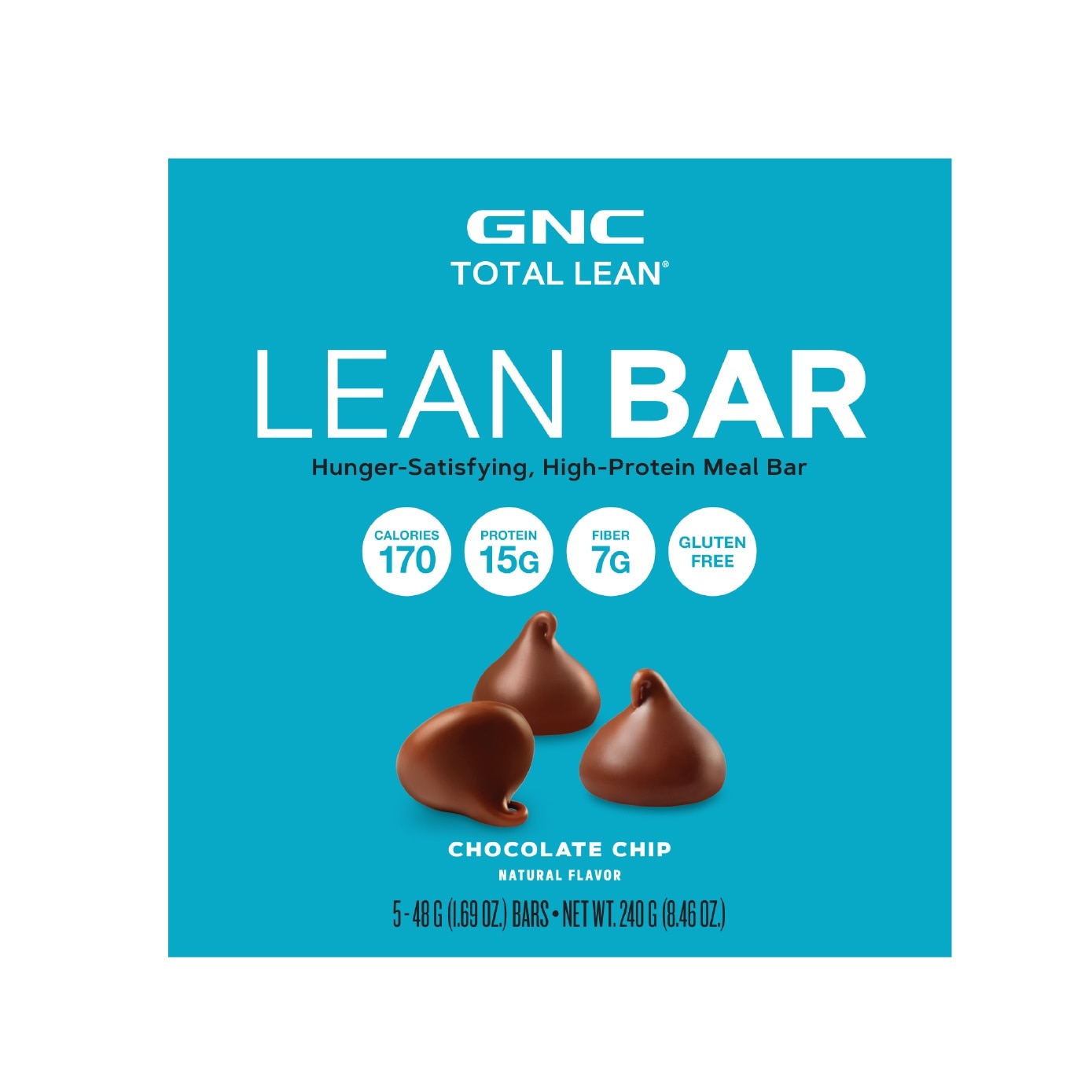Total Lean Bar Protein Snack Bar Chocolate Chip 48g x 5s
